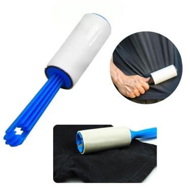 Imagem de Rolo Adesivo Tira Pelo De Roupa Sofa Toalha C/20 Folhas Nfe