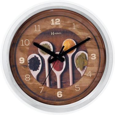 Imagem de Relógio De Parede Quartz Cozinha Branco - Branco