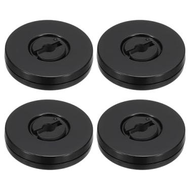 Imagem de Suporte giratório pesado de 5 cm, 4 peças, rotação de 360 °, plataforma giratória Lazy Susan com rolamentos de esferas de aço para modelo, base, plantas giratórias, monitores de TV, computadores