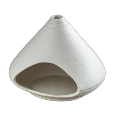Imagem de Bothyi Queimador de incenso de cerâmica, suporte para, porcelana, acessório de mesa, presente para o Dia dos Namorados, ornamento para quarto de, Branco