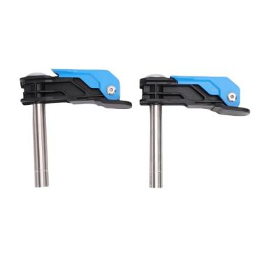 Imagem de Jectse 2 PCS Braçadeiras para Furos para Cães de Banco, 19 Mm 3 4 Polegadas Braçadeira Ajustável de Aço Inoxidável Com Função de Liberação Rápida, para Bancada de Marcenaria