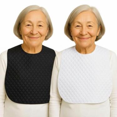 Imagem de Babador Adulto Impermeavel Acamados pessoas com mobilidade Reduzidas A