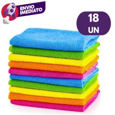 Imagem de Pano Chão Microfibra Multiuso Limpeza Geral Grande 50x70 Magico Alta A