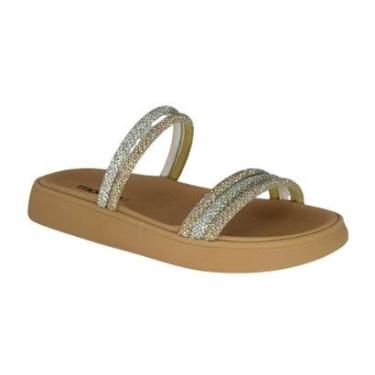 Imagem de Sandália Papete Moleca Tiras de Brilho-Feminino