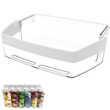 Imagem de WR71X11044 WR71X11059 Compartimento de prateleiras de porta de geladeira compatível com G-E CFE28 CWE23 Adequado para peças de geladeira G-E PS6011779 AP5656690 2691847 EAP6011779