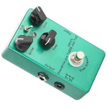 Imagem de RiToEasysports Pedal de Guitarra Verde Tubo Transparente Com Indicador LED para Jogo de Guitarra Aprimorado (Efetor de overdrive manual TUBE SCREAMER)