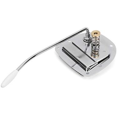 Imagem de RiToEasysports Ponte Tremolo de Guitarra Elétrica, Acessórios de Instrumento Musical de Metal Durável para Jazzmaster Prata