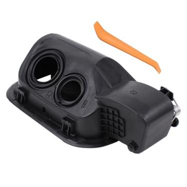 Imagem de DooFig Caixa de tubo de enchimento de tanque de porta de combustível para GMC Sierra 2500 3500 HD 2020-2025 modelos a gás de cama de 16,8 cm