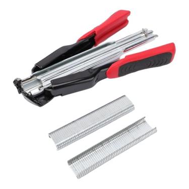 Imagem de Zhjvihx Kit de Ferramentas de Alicate de Anel, Alicate de Cerca de Arame Resistente Com Pregos de Anel 5000 C20 para Montagem de Gaiola, Fixação de Cerca, Capas de Tecido de Malha,