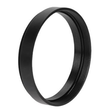 Imagem de Tubo de extensão de telescópio de 5 cm, extensor de comprimento metálico de rosca M48 x 0,75 com redução para câmera de telescópio astronômico, distância da flange de 7 mm