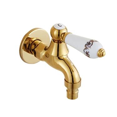 Imagem de barenx Torneira de montagem na parede para máquina de lavar roupa de cozinha estilo retrô