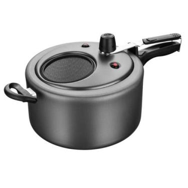 Imagem de Panela de Pressão 7 Camadas Visor de Vidro 6,0 Litros e 20cm  MTA, Gra