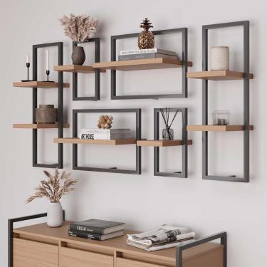 Imagem de Kit De 8 Prateleiras Industrial Montana - Pleno