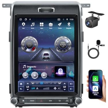 Imagem de [8Core 8G + 128G] para Ford F150 Radio Upgrade 2013 2014, Android 13 12,1 polegadas estilo T tela estéreo com câmera de backup Carplay Android Auto GPS FM AM DSP 5G WiFi SWC