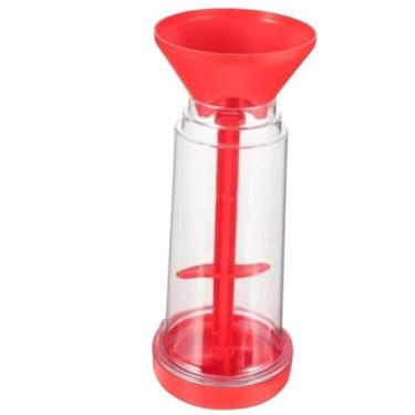 Imagem de Peneira Manual Giratória com Misturador, Plástico Resistente, 23cm x 11cm, 500g Capacidade, para Tapioca e Farinhas, Cores Sortidas