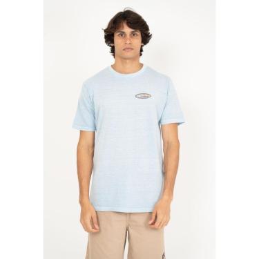 Imagem de Camiseta Quiksilver M/C Border Line Azul Claro-Azul Claro-GG-Masculino