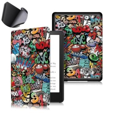 Imagem de Yzlvigrous Capa para Kindle Paperwhite 12th/Coloroft Signature Edition 1ª Geração 2024, Tampa Traseira de TPU Macia de 7 Polegadas com Sono/despertar Automático, Modelo: SA569P/SA59CP/SA568B