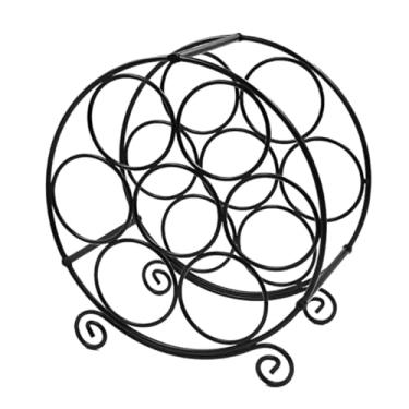 Imagem de Fenteer Suporte para Garrafas de Vinho, Organizador de Bebidas, Porta-Garrafas, Suporte Pequeno para Garrafas de Vinho de Mesa