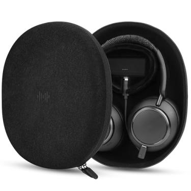 Imagem de Geekria Capa de fone de ouvido de carregamento Elite compatível com Bose QC Ultra/QC Ultra II/45/35 II Gaming, 700, bolsa rígida de substituição para transporte de viagem (preto) sem carregador