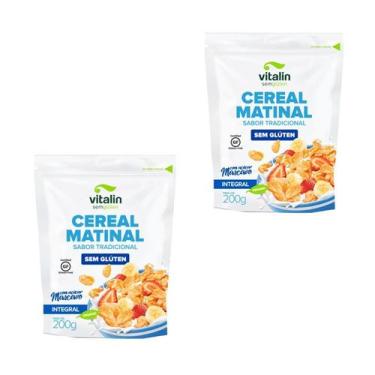 Imagem de Kit 2X Cereal Matinal Integral 200g sabor Tradicional - Vitalin