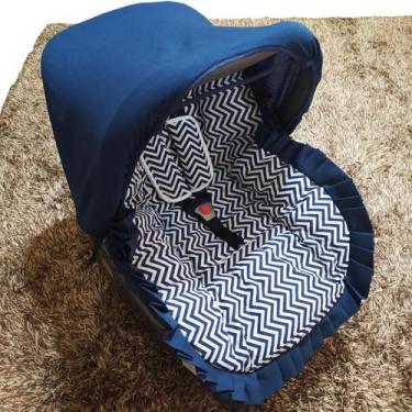 Imagem de Kit Capa de Bebê Conforto + Jogo Protetor de Cinto + Capota Solar - Mã