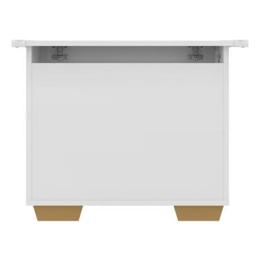 Imagem de Baú Organizador Caixa de Brinquedos Multimóveis Branco