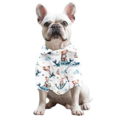 Imagem de CuteBone Pijamas de veludo de duas pernas para meninas e cães – Macio, aconchegante e elástico para cães pequenos, médios e roupas de dormir de inverno LTP18S