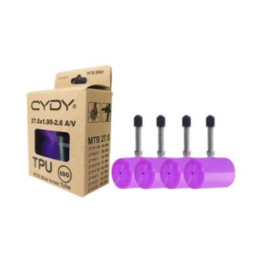 Imagem de Câmara De Ar Para Bicicleta MTB 29 26 27.5 29x1.95-2.6 Polegadas TPU V