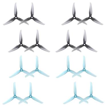 Imagem de 8 Pairs iFlight Nazgul R5 5inch 3 Blade Tri-Blade Propeller Props with 5mm Mounting Hole Compatible for FPV Racing Drone
