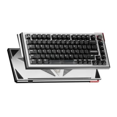 Imagem de DrunkDeer A75 Ultra Rapid Trigger HE Keyboard, Esports Gaming Keyboard, Magnetic Switch - Adjustable Actuation - 0.01mm, RT Plus, RT Match - 8K Hz，ANSI，75%, PC Keycaps，Black - Qian Switch