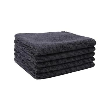 Imagem de Pacote com 5 panos de limpeza de microfibra, panos de limpeza macios reutilizáveis multiuso toalhas de louça para cozinha, vidro, fogão