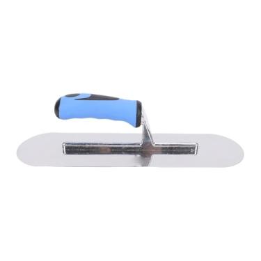 Imagem de Generic Espátula de Piscina de Aço Inoxidável, Ferramenta Manual de Alvenaria de Concreto para Acabamento de Construção de Reboco de Drywall Com Cabo Ergonômico, Acabamento Polido
