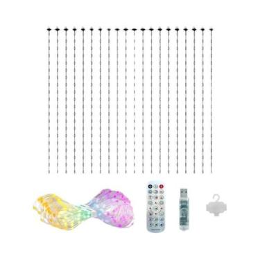 Imagem de Luz De Cortina LED Inteligente RGB Regulável Com Controle Por APP, Dec