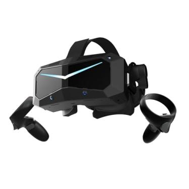 Imagem de Pimax Crystal Super PCVR Headset versão de pagamento parcial – 50 PPD, 3840 x 3840 por olho, resolução ultratransparente, campo de visão amplo de 127°, para jogos Flight Sim e VR