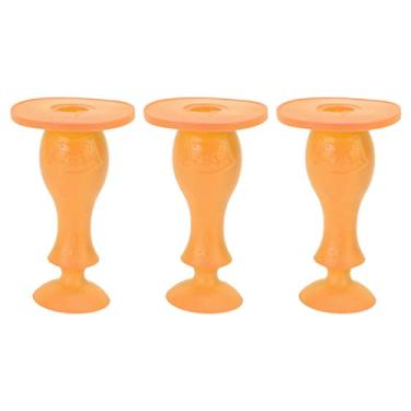 Imagem de Mingzhe Rolha de Porta de Borracha, Suporte de Porta de Arruela Resistente Com Ventosa, Mantenha a Porta Entreaberta, Rolha de Porta de Arruela para Máquina de Lavar, Porta, Telefone (Laranja)