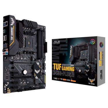 Imagem de Placa Mãe Asus B450-PlusII TUF Gaming, AMD AM4, DDR4, ATX - 90MB1650-M0EAY0