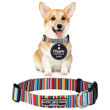 Imagem de Coleira para cachorro Lucky Love, coleira pequena, média, grande, premium, coleiras bonitas e ajustáveis para cães masculinos e femininosLucky Love Dog Small N4-QCX7-IPGB