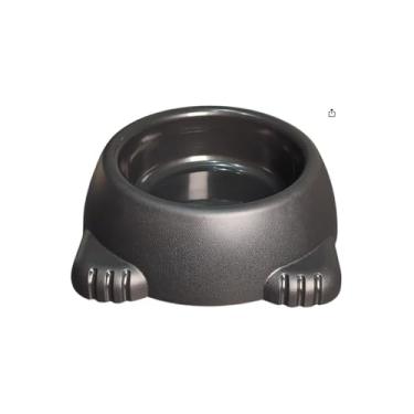 Imagem de Comedouro Para Gatos e Cachorros Anti Formiga, 1000ml, Plástico, Verde, Grande, 9x24,5x16cm, Para Filhote, Adulto e Sênior