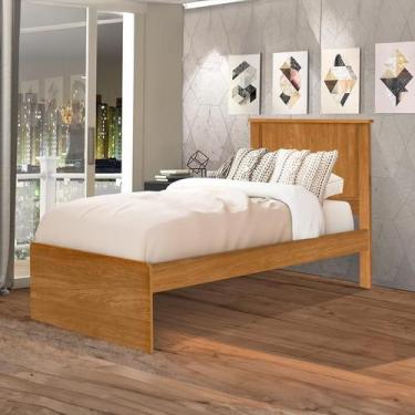 Imagem de Cama Solteiro Barcelona Nature - Modern
