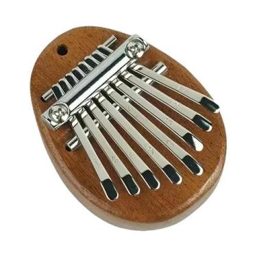 Imagem de Mini Kalimba De 8 Teclas, Piano De Dedo Portátil, Instrumento Musical 