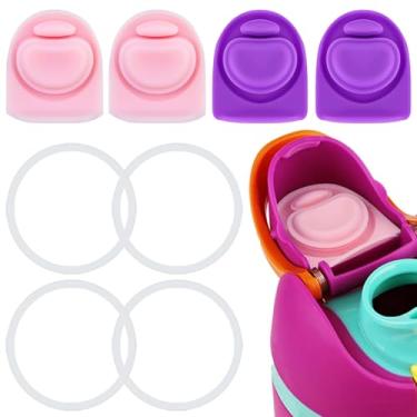Imagem de ZONBBEE Rolha de substituição e anel de vedação O de silicone compatível com Owala FreeSip 680 g, tampa de vedação superior de garrafa para Owala 16/19/24/32/1,134 g acessórios de inserção de tampa de