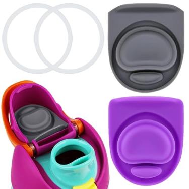 Imagem de ZONBBEE Rolha de substituição e anel de vedação O compatível com Owala FreeSip 680 g, tampa de anéis de vedação superior de garrafa para Owala 16/19/24/32/1,134 g, acessórios de peças de inserção de