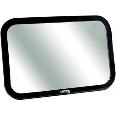 Imagem de Espelho Retrovisor Retangular para carro - garanta a segurança do bebe