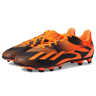 Imagem de adidas Tênis de futebol unissex adulto X Speedportal Messi.4 flexível, Team Solar Orange/Team Solar Orange/Black, 9 Women/8 Men