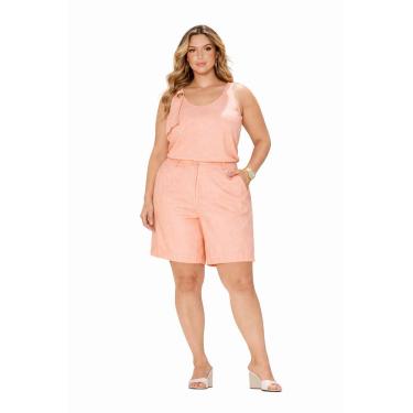 Imagem de Bermuda Feminina em Viscose Forrada Cintura Alta P ao GG