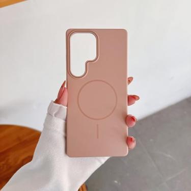 Imagem de Capa magnética fina e fosca de luxo para Samsung Galaxy S25 Plus S24 S23 S22 S21 Note 20 (para S23/Desert)