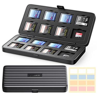Imagem de ORICO Suporte para cartão SD, armazenamento de cartão SD resistente à água, estojo profissional antichoque para 16 micro SD SDXC SDHC + 16 SD MSCD
