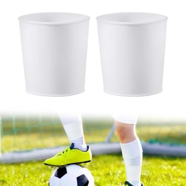 Imagem de Faixas de perna de futebol, tiras de proteção de canela de futebol de silicone para segurar caneleiras e meias de futebol no lugar Suporte macio de caneleira de futebol equipamento para homens e