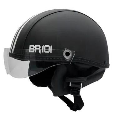 Imagem de Capacete Coquinho Bike Skate Patinete Moto Viseira Cristal