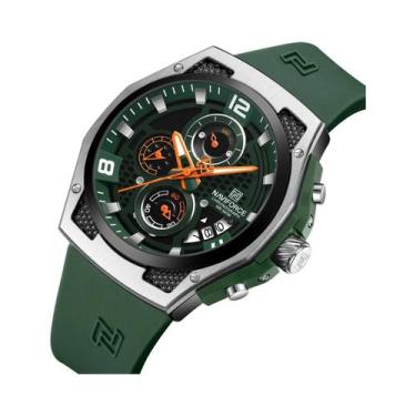 Imagem de Relógio De Quartzo Masculino Luxuoso À Prova d'Água NAVIFORCE Com Puls